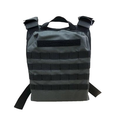 Плитоноска тактична зі стропами Molle під плити 25x30 з пом'якшуючими подушками (Темно-сірий)