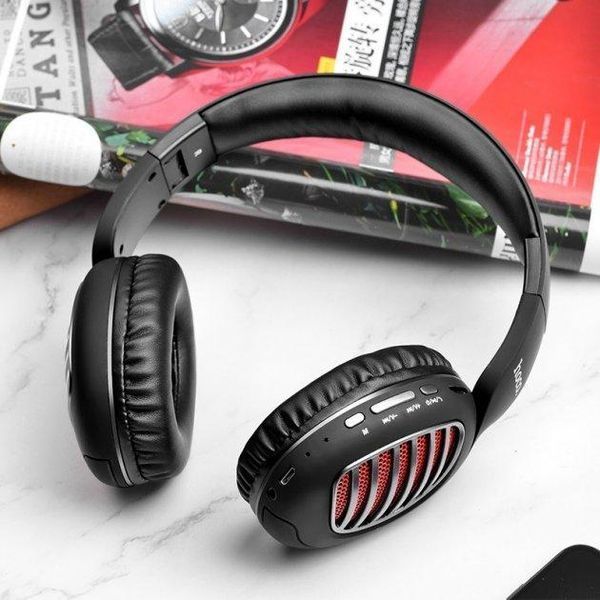 Навушники стерео гарнітура Hoco W23 Brilliant sound (Чорний)