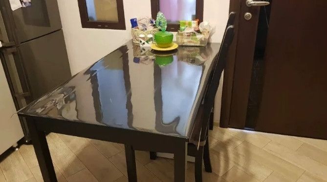М'яке скло Прозора силіконова скатертина на стіл Soft Glass Захист для меблів 3.3х1.0 м Товщина 1.5 мм
