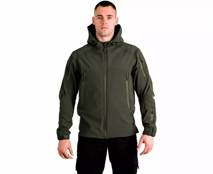 Тактический мужской костюм Softshell Spartan демисезонный (Olive) размер - L