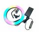 Светодиодная кольцевая лампа MJJ-33 USB LED RGB с держателем