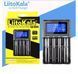 Зарядний пристрій універсальний LiitoKala Lii-KU4 LCD Type-C для акумуляторів (Li-ion IMR LiFe NiMH/CD) на 4 канали