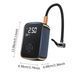 Насос аккумуляторный цифровой AIR Pump PPAP-006 Type-C с фонариком и переходниками