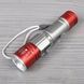 Ручний мініліхтар Bailong BL-517-XPE USB (Сріблясто-червоний)