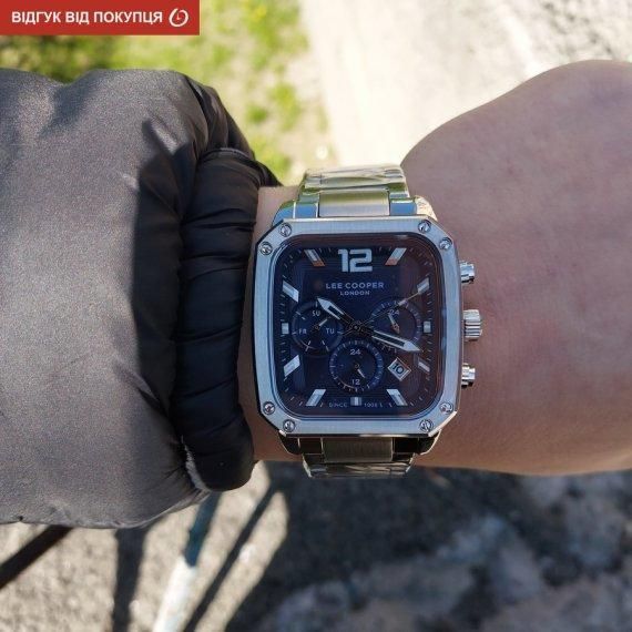 Годинник чоловічий наручний Lee Cooper Manchester (Сріблястий)