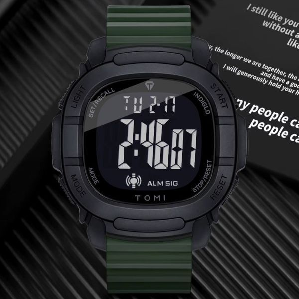 Годинник чоловічий тактичні Tomi Legion Green