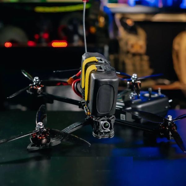 Квадрокоптер дрон FPV Steel bird 7 дюймовий розмір (18 хв. польоту) до 14 км