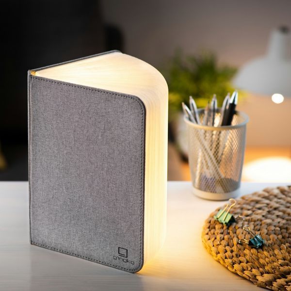 Светильник-книга на аккумуляторе Gingko Mini Urban (Серый)