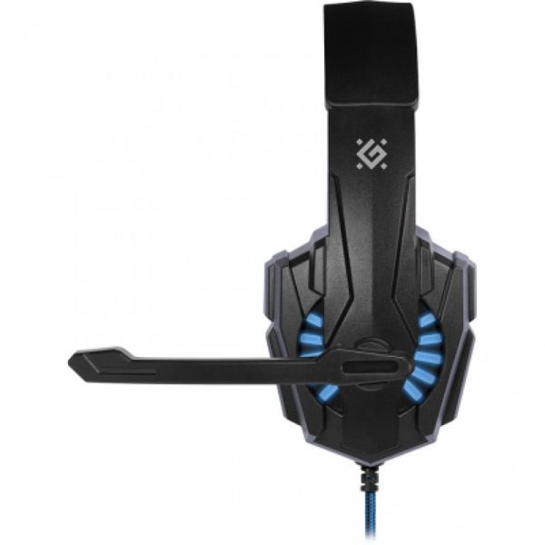 Игровые наушники Defender Warhead G-390 LED (Black-blue)