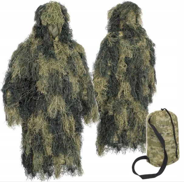 Маскировочный халат Mil-Tec Ghillie Parka Woodland Sniper (Камуфляж)