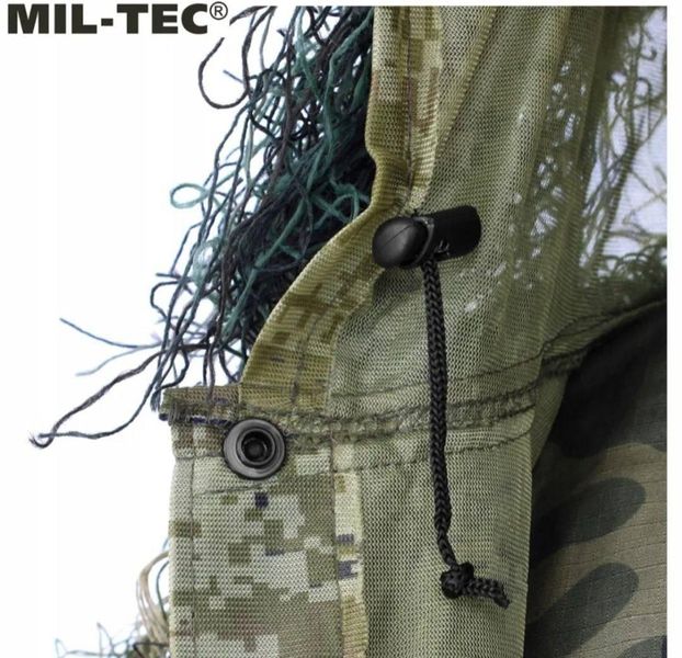 Маскировочный халат Mil-Tec Ghillie Parka Woodland Sniper (Камуфляж)