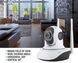 Панорамная камера видеонаблюдения V380 Q5 IP Wi-Fi (360 градусов) Белая