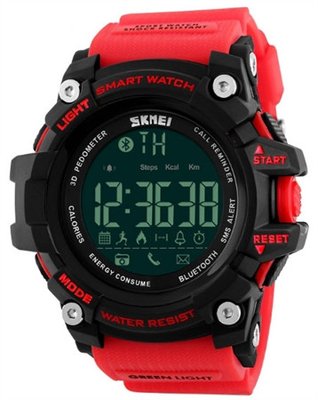 Спортивний годинник з Bluetooth Skmei 1227 (red)