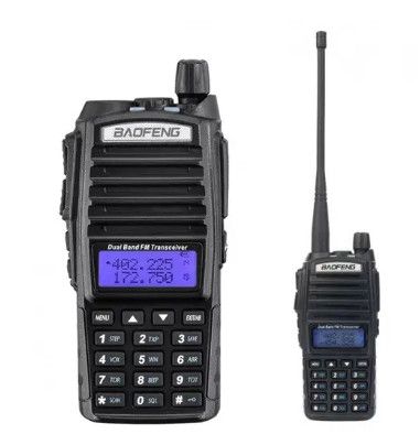 Портативная рация Baofeng UV-82 5W Li-ion UHF/VHF (Черный)