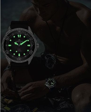 Годинник чоловічий наручний North Edge Triton 30 Bar (Сріблястий)