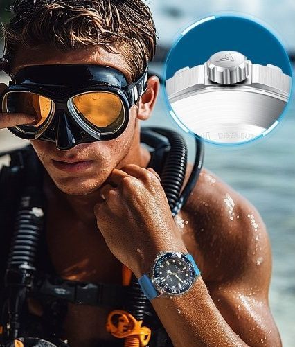 Годинник чоловічий наручний North Edge Triton 30 Bar (Сріблястий)