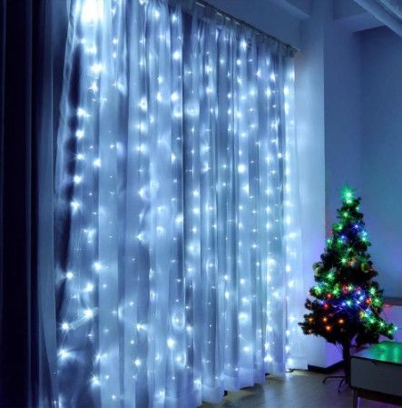 Світлодіодна гірлянда Штора 3х3м 400 LED Синій