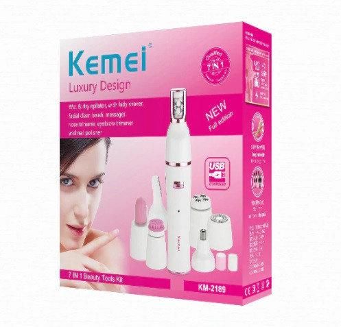 Эпилятор-триммер Kemei Km-2189 7 в 1 универсальный