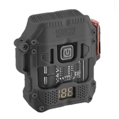 Ліхтар запальничка Multifunctional D54-2LED + BOX LCD Type-C (3+1 режими)