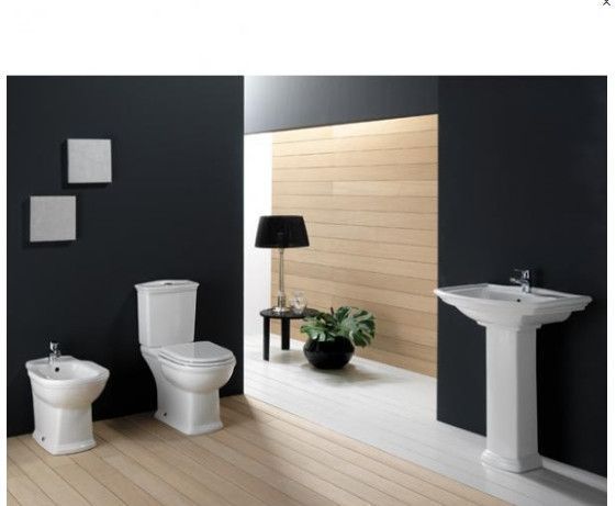 Раковина RAK Ceramics Washington комплект з ніжкою 760x540x830 мм Бордовий