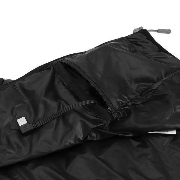 Мужской жилет с подогревом HeatFashion Electric Heating Vest (Черный) 7XL