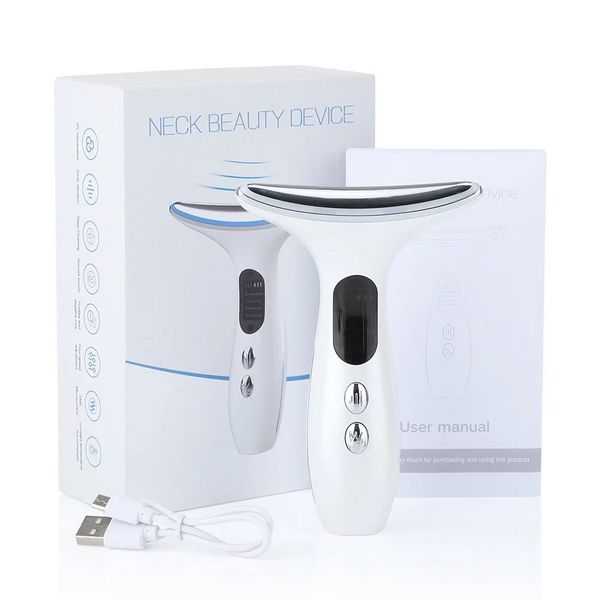 Мікрострумовий масажер Neck Beauty Device для шиї та обличчя