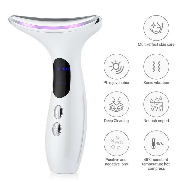 Мікрострумовий масажер Neck Beauty Device для шиї та обличчя