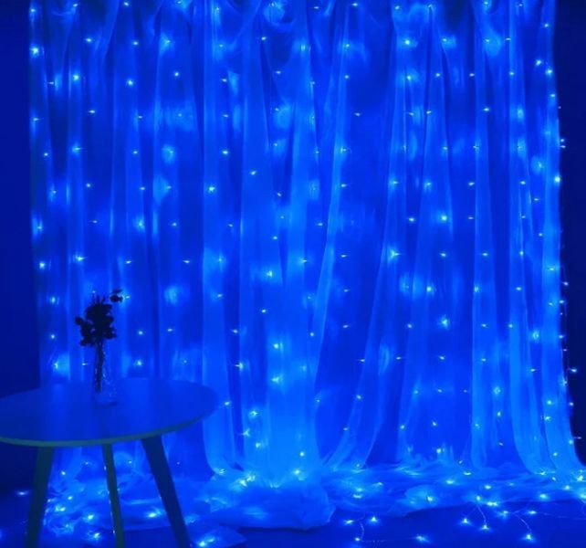 Світлодіодна гірлянда Штора 3х3м 400 LED Синій