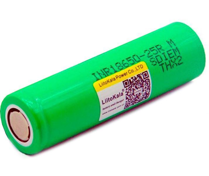 Акумулятор LiitoKala Lii-25R 18650 2500mah (Зелений)