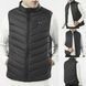 Мужской жилет с подогревом HeatFashion Electric Heating Vest (Черный) 7XL