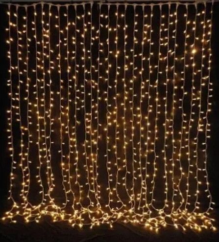 Світлодіодна гірлянда Штора 3х3м 400 LED Теплий білий