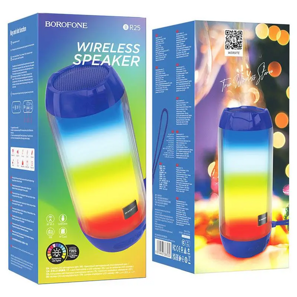 Бездротова Bluetooth колонка Borofone BR25 Синій
