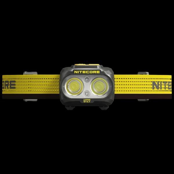 Налобний ліхтар із універсальним живленням Nitecore UT27 3xAAA USB-C 800лм 168м (9 режимів)