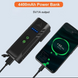 Велосипедный фонарь + power bank + звонок FY-336-4T6 microUSB (3+4 режима и 5 звонков)