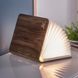 Світильник-книга на акумуляторі Gingko Smart Book міні (9 х 12.2 х 2.5 см) Дерево горіх