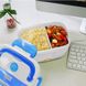 Ланч бокс з підігрівом від мережі 220В Electric lunch box Контейнер для їжі (Синій)