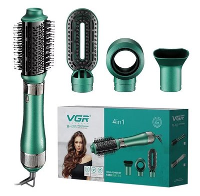 Стайлер-фен для укладання волосся VGR V-493 (Бірюзовий)