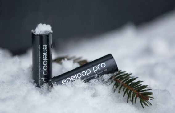 Аккумулятор АА Panasonic Eneloop Ni-Mh R6 2500mAh 2bl (BK-3HCDE/2BE) (Черный)