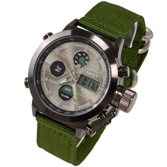 Мужские часы AMST Mountain Green
