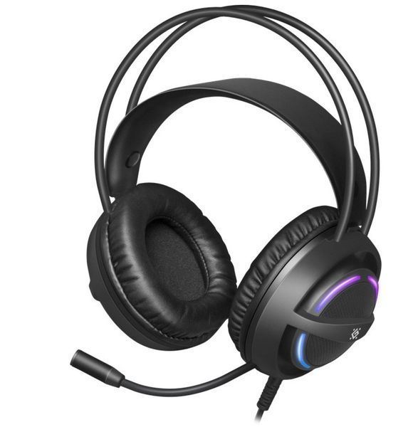 Игровые наушники Defender Dexter RGB 2.2м (Черный)