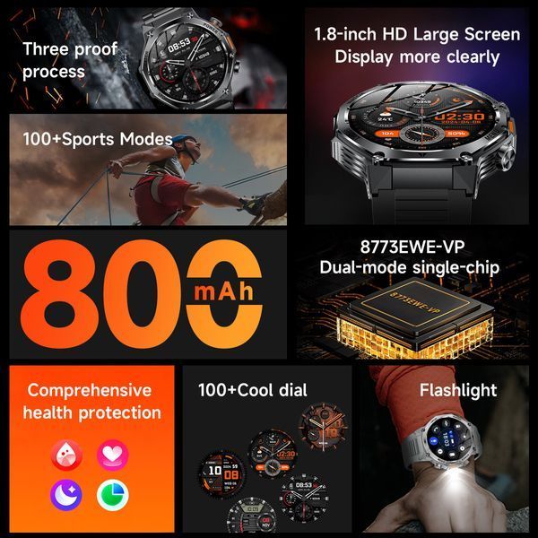 Умные смарт часы Smart Surf X Pro Silver Steel (2 ремешка)