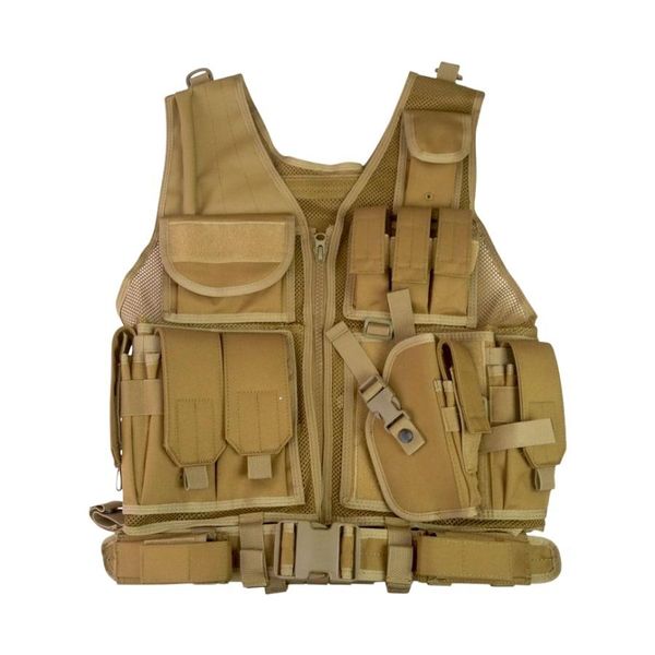 Разгрузочный жилет Kombat UK Cross Draw Tactical Vest (Койот)