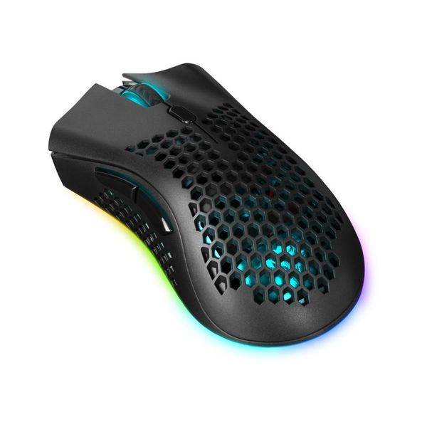 Беспроводная игровая мышь Defender Warlock GM-709L RGB (2400dpi) 8-кнопок Черная