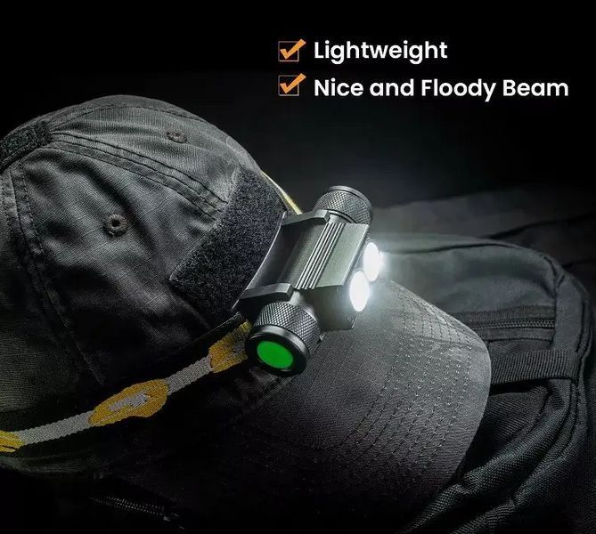 Налобний ліхтар Sofirn H25S 1200лм USB-C (акумулятор 18650 на 3400мАч)
