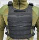 Тактична плитоноска Lightweight п2-3 без плит (Чорний)