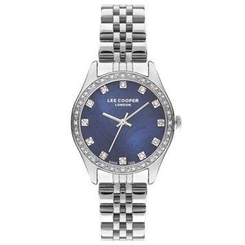 Часы женские наручные Lee Cooper Santorini BlueMarine (Серебристый)