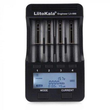 Зарядний пристрій Liitokala Lii-500 на 4 канали (для Ni-MH, Ni-CD, Li-Ion) без блока живлення