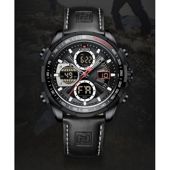 Мужские наручные часы Naviforce Fly (Black)