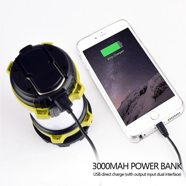 Кемпінговий акумуляторний ліхтар світильник HC-260 + Powerbank