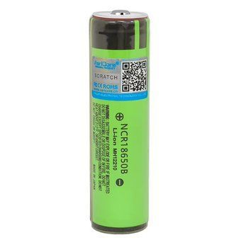 Акумулятор (з захистом) VariCore 34B-PCB Li-ion 18650 3400 mAh 3.7V (NCR18650B) Зелений